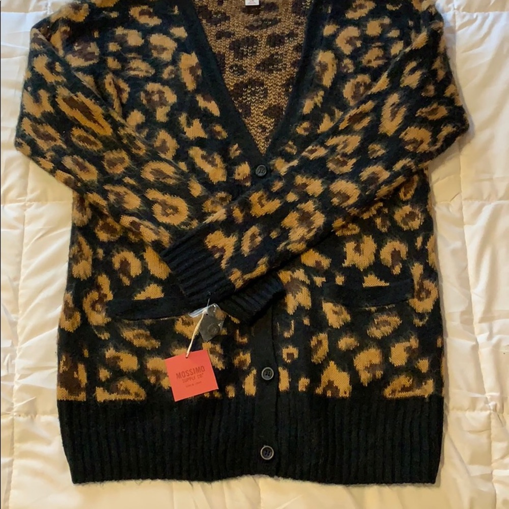 Cheetah wool sweater from Target